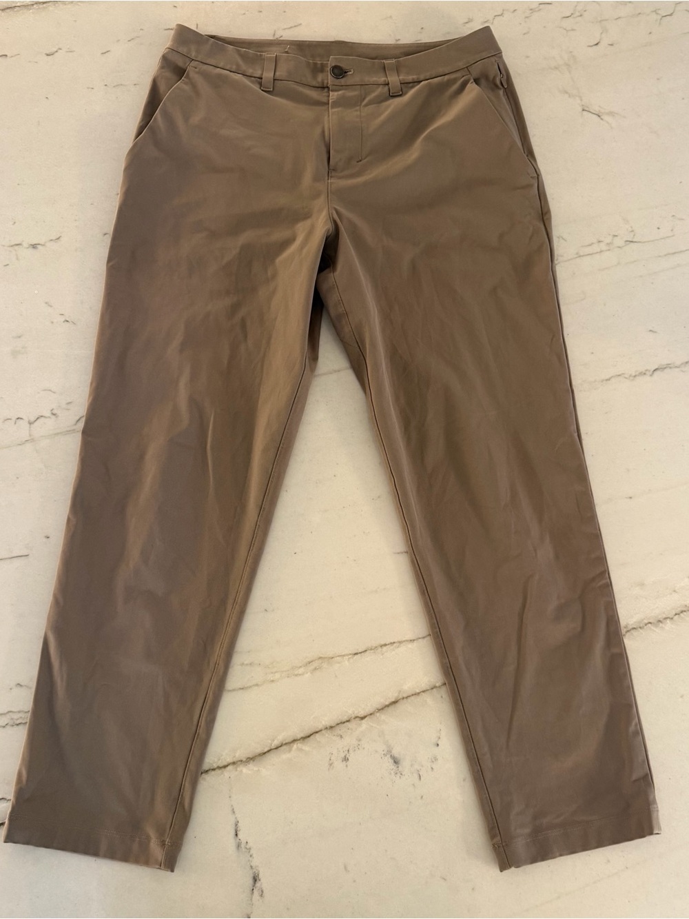 Lululemon ABC Trouser Stretch Cotton Brown 31x28 Pants
